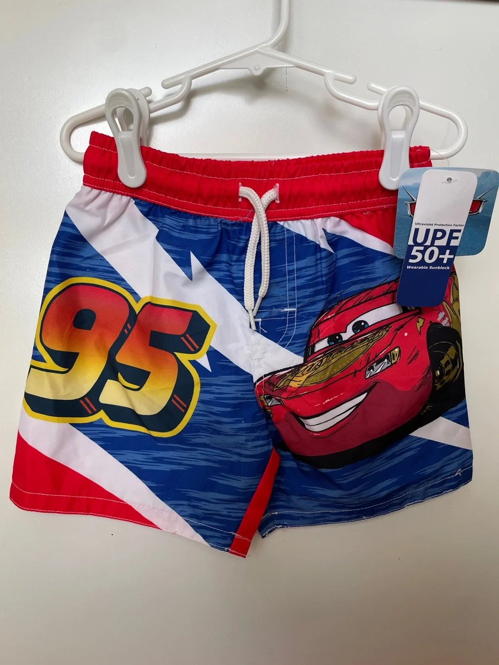 NWT Lightning McQueen Swim Shorts